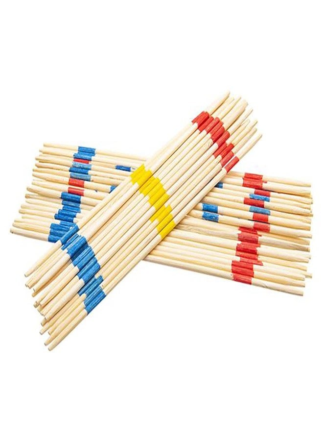 Chochkees Classic Wooden Thin Pick Up Stick Game 31 Pieces Fun Family Game Gift Idea, 7" Tall, (2-Pack) - Image 5