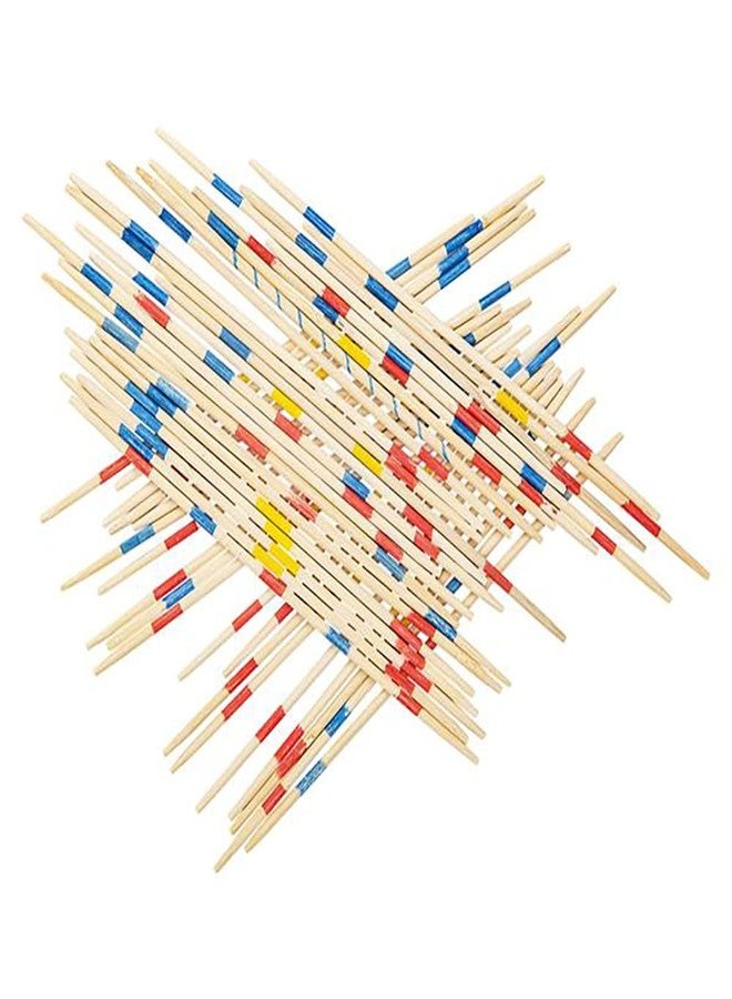 Chochkees Classic Wooden Thin Pick Up Stick Game 31 Pieces Fun Family Game Gift Idea, 7" Tall, (2-Pack) - Image 4