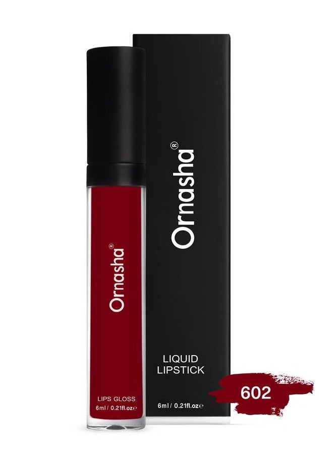 Ornasha Ornasha Matte Liquid Lipstick No. 602 