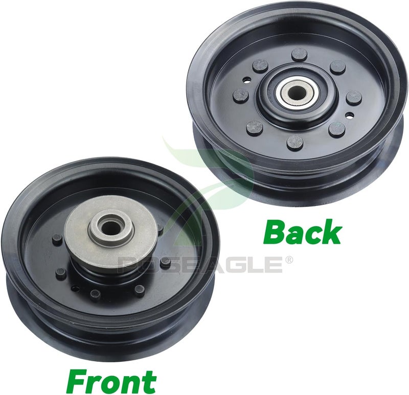 POSEAGLE 532196104 Idler Pulley Replaces Husqvarna 532196104 532197380 Craftsman 196104 197380 for YTH2348 YTH23K48 YTH23V42 YTH23V42LS YTH23V48 YTH2448T GT52F LGT54 LT2223A2 LT2227A2 Lawn Decks - Image 4
