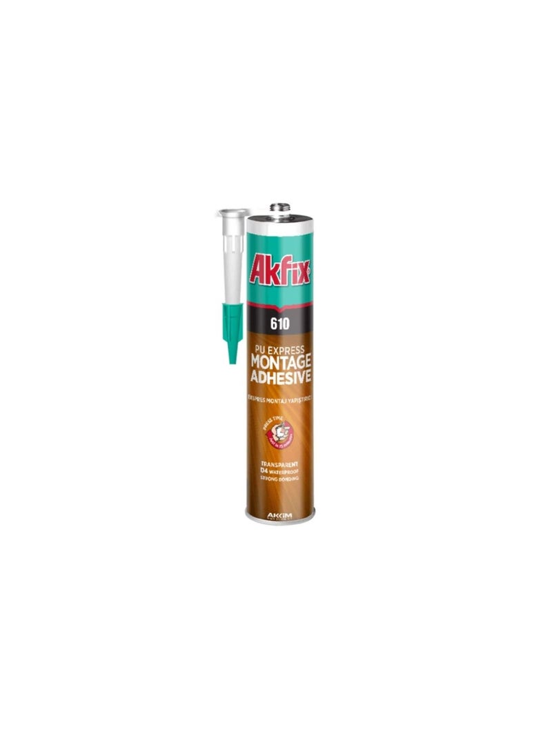 AKFIX - Akfix 610 PU Express Montage Adhesive Transparent - Image 1