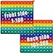 PETBSNVB Double Side 1 100 200 Pop it Chart Numbers Row Counter Knitting Crochet Stitch Counters Crocheting Square Popper Fidget Sensory Toy Educational Tool Great Gift for Birthdays Christmas - Image 2