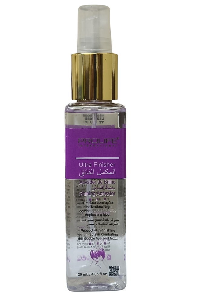 Ultra Thermal Finisher protector from Dryer and Ironing heat | Act In Combating The Double Tips and Frizz | For all hair type | 110ml | Made In Brazil