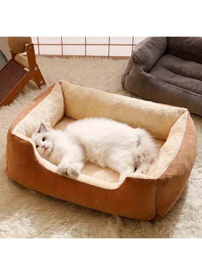 Green Foldable Pet Bed S With Cushion For Cats Small Pets - Image 4