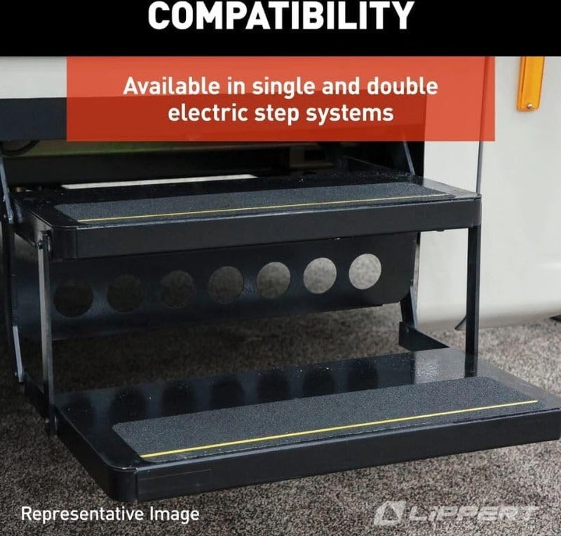 Lippert Components لوحة تروس الخطوة الكهربائية الفردية والمزدوجة من ليبورت كومبوننتس - Image 4