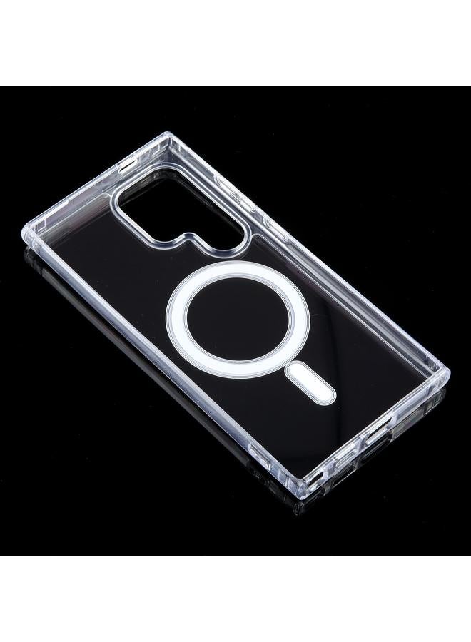 اس-توب جراب لهاتف Samsung Galaxy S24 Ultra 5G MagSafe مصنوع من مادة الأكريليك الشفافة PC + TPU - Image 3