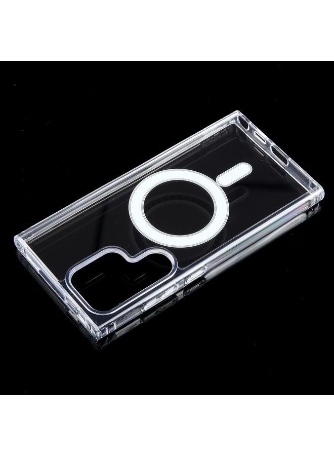 اس-توب جراب لهاتف Samsung Galaxy S24 Ultra 5G MagSafe مصنوع من مادة الأكريليك الشفافة PC + TPU - Image 2