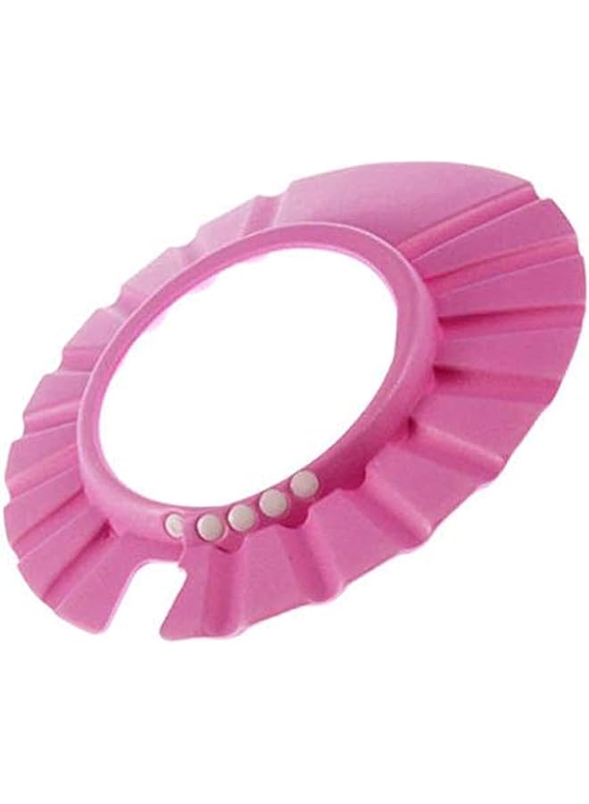 Susen Shampoo Shower Protect Soft Cap Hat For Baby (Pink)