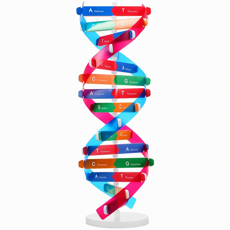 VICASKY DNA Kit Self Double Helix Structure Model 33 x 116cm DIY Generic Molecular Model Kit LargeScale Biological Structure Human Genes Components Science Educational Teaching Tool - Image 3