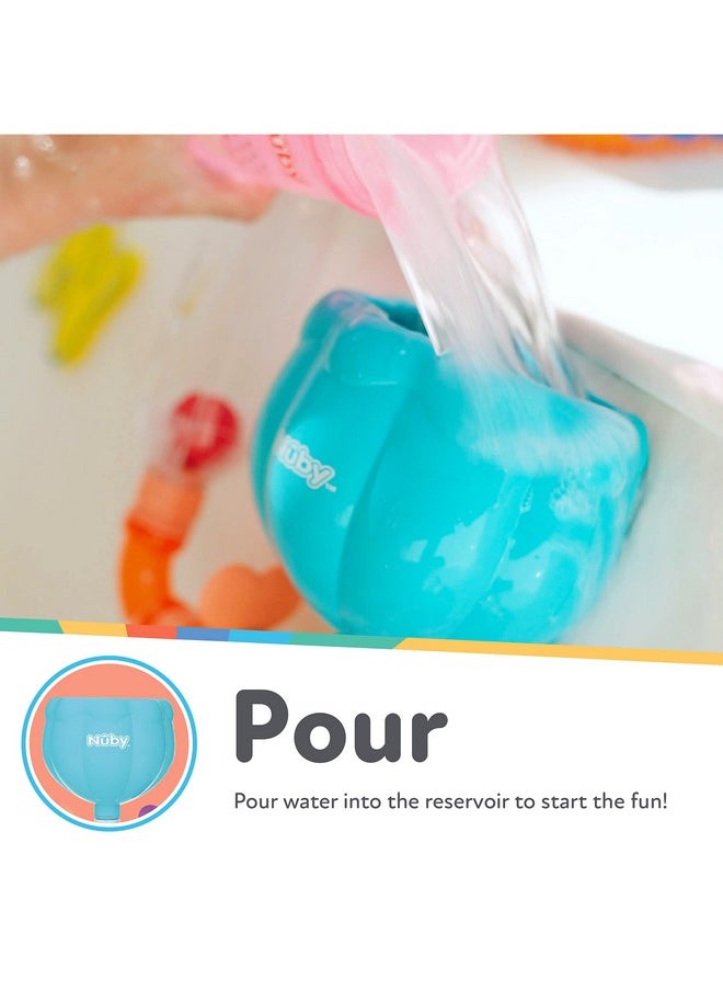 Nuby Nuby Wacky Waterworks Pipes Bath Toy - Baby Bathtub Toy with Interactive Features for Cognitive Development  - Image 4