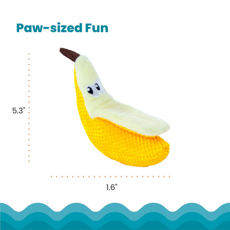 Catstages Petstages Dental Banana Catnip Cat Chew Toy - Image 5
