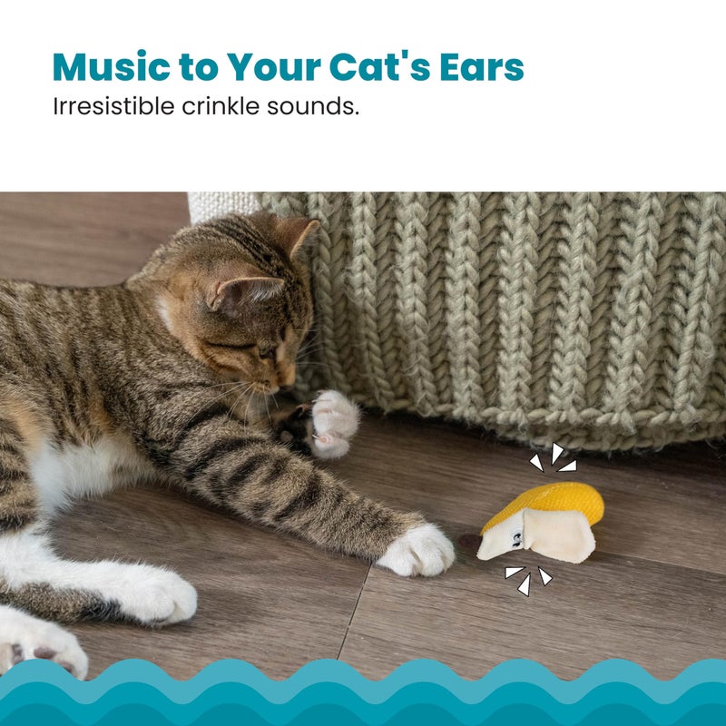 Catstages Petstages Dental Banana Catnip Cat Chew Toy - Image 4