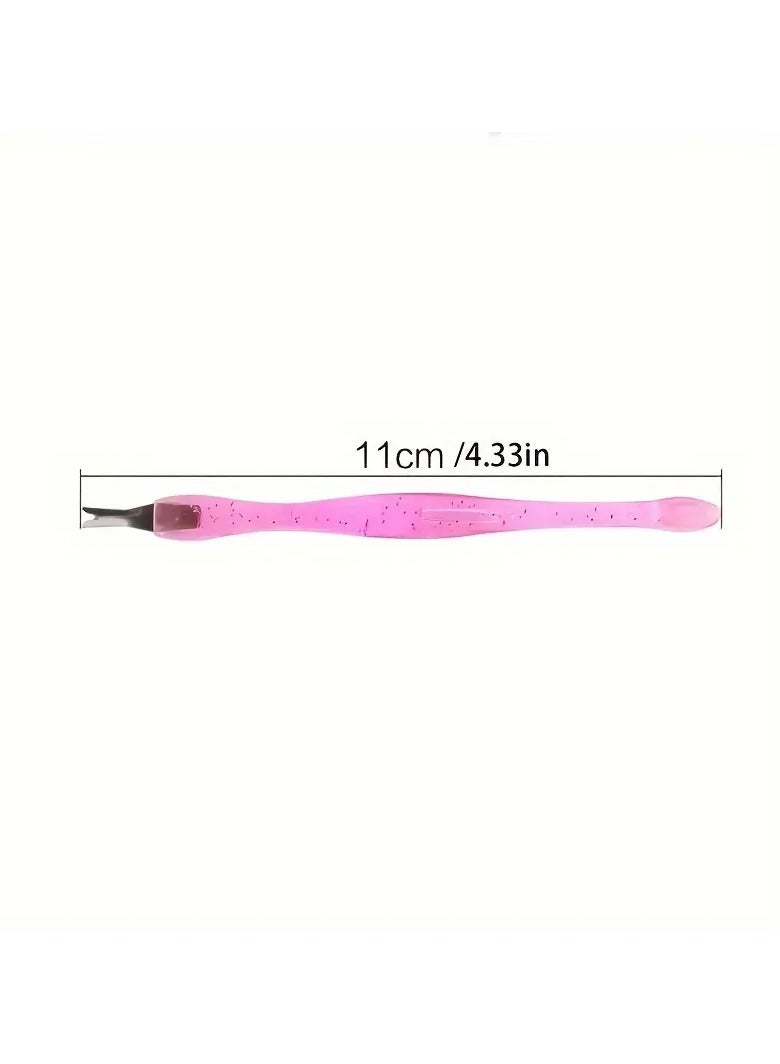 Ucanbe 5pcs Pink Cuticle Pusher & Remover Set - Odorless Manicure and Pedicure Tools for Healthy Nails - Image 2