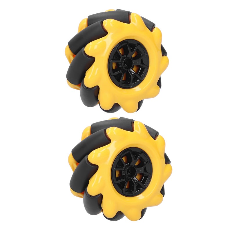 Mecanum Wheel OmniDirectional Smart Robot Car Parts Accessories DIY Toy Components 60mm(1 Pair ) - Image 1