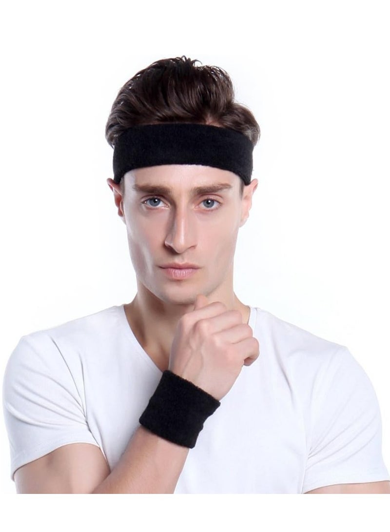 Oasisgalore Sweatbands Sports Headband for Men & Women,Tennis, Basketball, Running, Gym. - Image 2