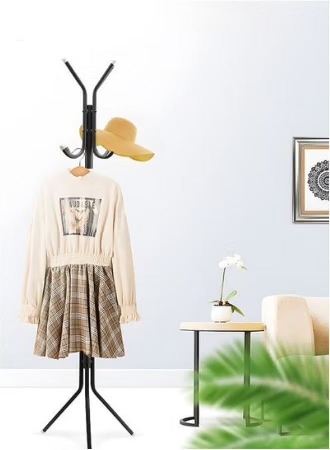 Beauenty Metal Coat Rack,Standing Metal Coat Rack With 9 hooks,Free Standing Coat Hanger For Hat,Clothes,Tree Coat Hanger Holder Stand - Image 2