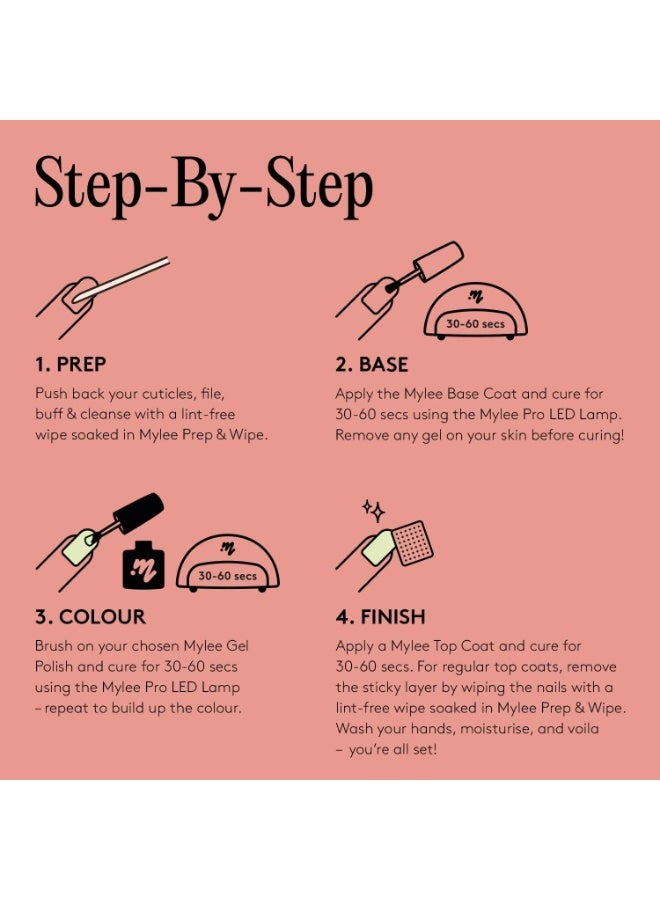 مايلي طلاء أظافر جل 10 مل من للاستخدام الاحترافي في الصالونات والاستخدام المنزلي مجموعة أرجوانية طويلة الأمد وسهلة الاستخدام - Image 4