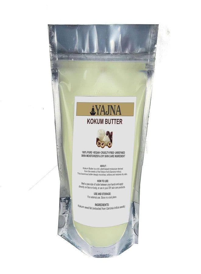 Yajna 100%-Pure-Kokum-Butter-Unrefined-&-Organic Deep-Hydration-Care-for-Skin-Body-&-Hair 4-OZ-115-GM-Premium-Grade-A Ideal-for-DIY-Skincare-Lotion-Bars-Cream-Base-&-Soap-Making - Image 1