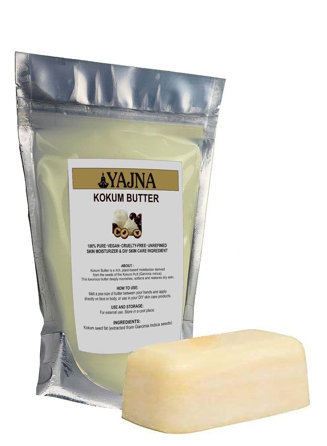 Yajna 100%-Pure-Kokum-Butter-Unrefined-&-Organic Deep-Hydration-Care-for-Skin-Body-&-Hair 4-OZ-115-GM-Premium-Grade-A Ideal-for-DIY-Skincare-Lotion-Bars-Cream-Base-&-Soap-Making - Image 2