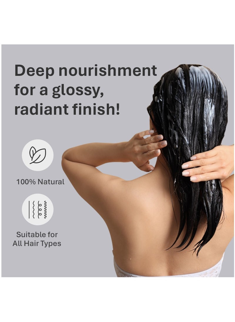 Hair Energy - Hair Energy Rosemary Hair Mask | Hair Growth & Shine | Stimulates Hair Growth | Shiny, Soft & Manageable Hair | Rosemary, Argan Oil, Vitamin E | Helps with thinning hair | Paraben-free | 200 ml - Image 1