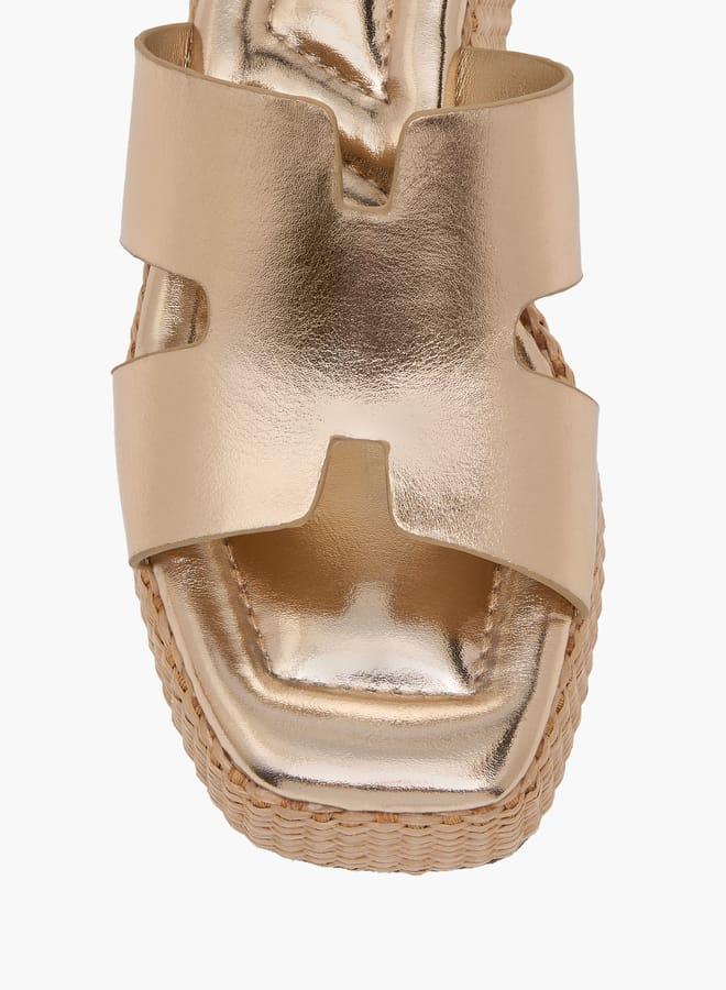 سيليست صنادل نسائية مسطحة سهلة الارتداء بنقوش - Image 4