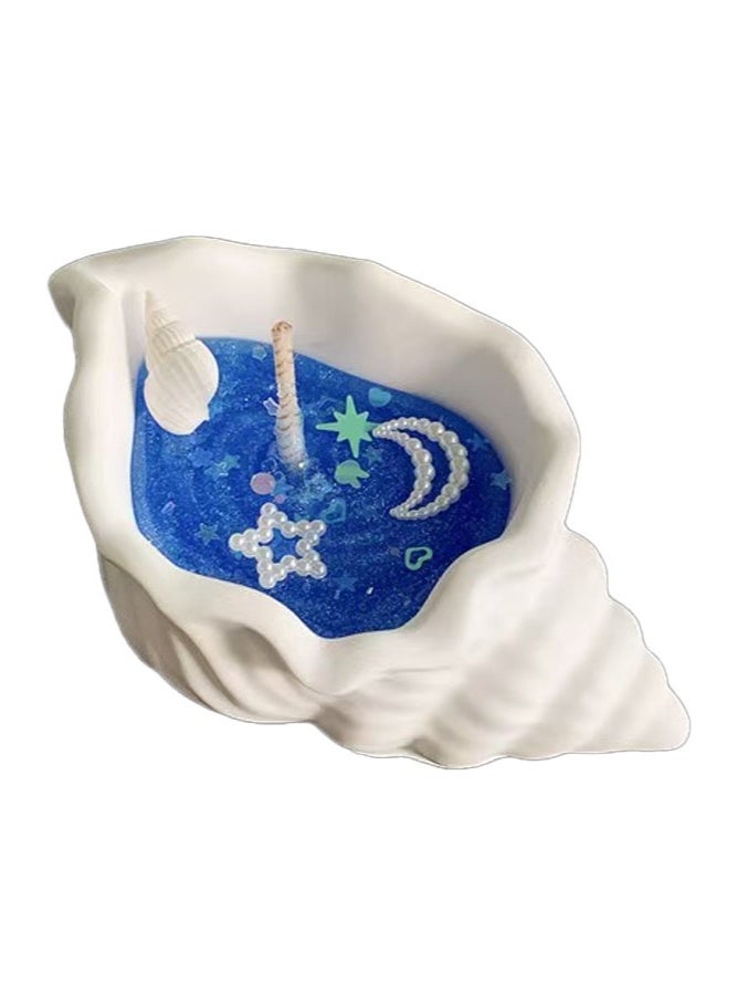 Candles for Home Scented, Decorative Seashell Aroma Candle, Aromatherapy Jar Candles for Home,  Modern Home Accent with Pleasant Scent（lemon scent） - Image 1