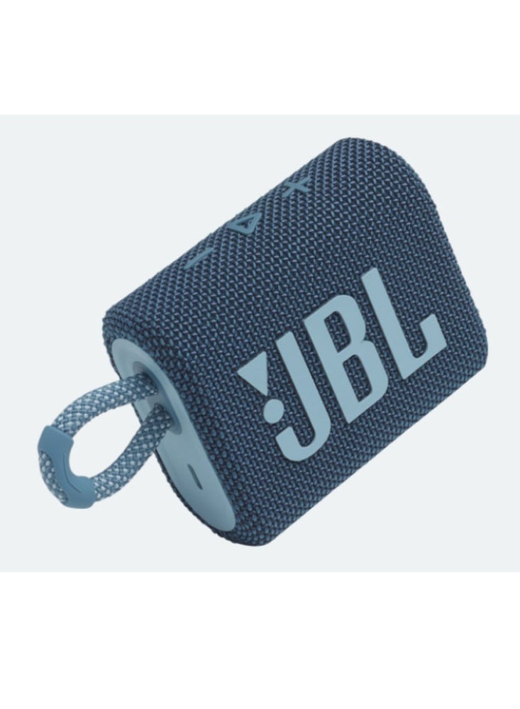 JBL GO 3 Portable Bluetooth Speaker Blue - Image 5