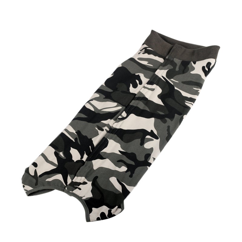 2pcs Elastic Four-leg Pet Sterilization Costume Breathable Dog Recovery Clothing Pet Supplies for Dog Puppy (Camouflage, Size ) - Image 2