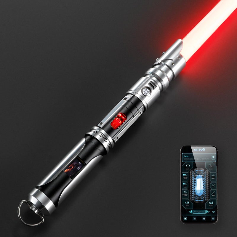 DAMIENSABER Xenopixel V3 Motion Control Light Saber 34 Sound Fonts Original Sabers Smooth Swing Dueling Light Sabers with Infinite Color Changing Light Saber for Adults Crystal Design Premium Saber - Image 3