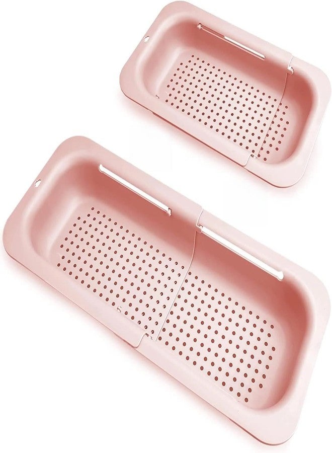 Cyrox Kitchen Sink Colander, Extendable Strainer Basket Over The Sink for Wash Vegetables and Fruits, Drain Cooked Pasta and Dry Dishes (1Pcs) - Image 1