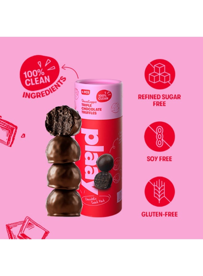 Plaay Triple Chocolate Truffles 10x60g - Image 3