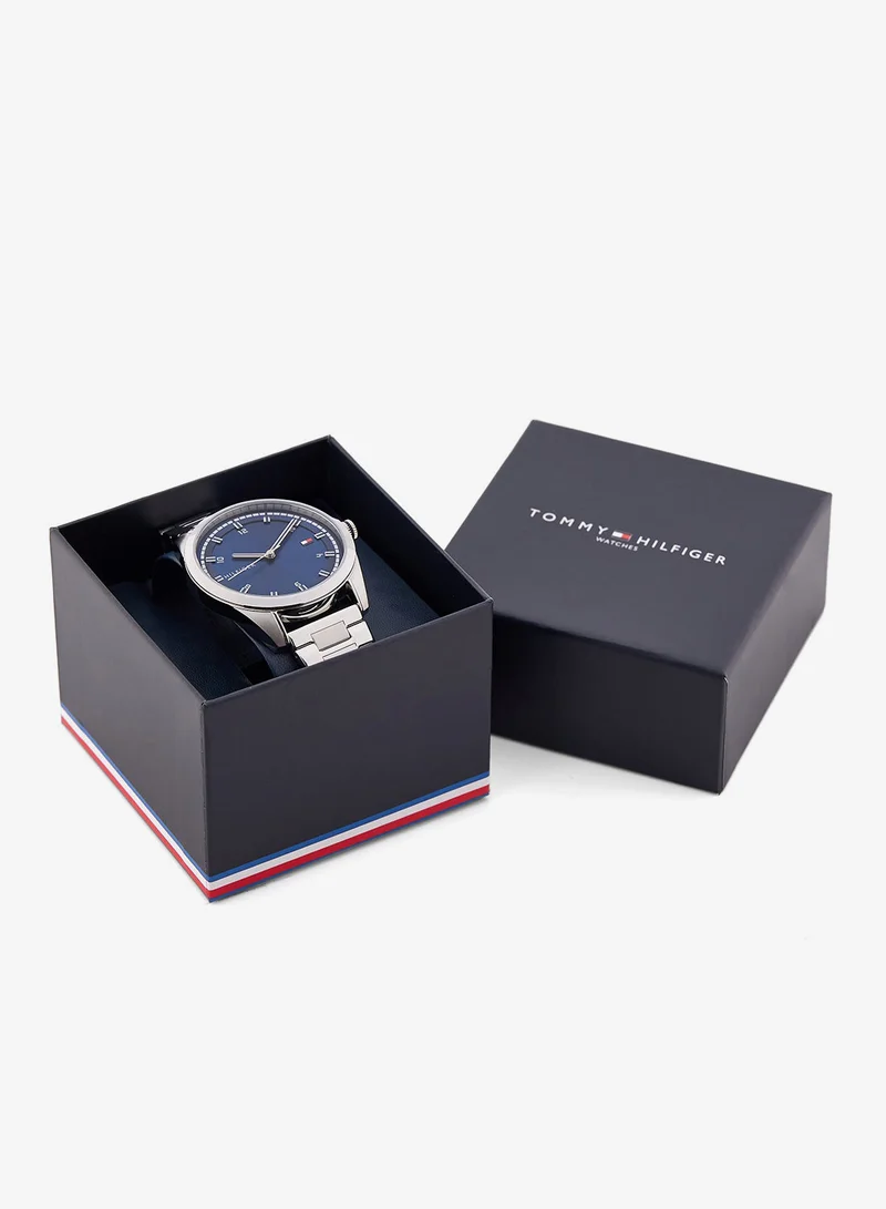 Tommy Hilfiger  Mens Analog Quartz Watch With Silver Stainless Steel Bracelet - 1710455 for Men | Best Price UAE