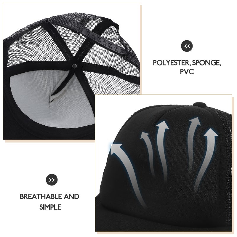 10pcs Sublimation Blank Hats Mesh Baseball Caps Heat Transfer Printing Hats for DIY - Image 4