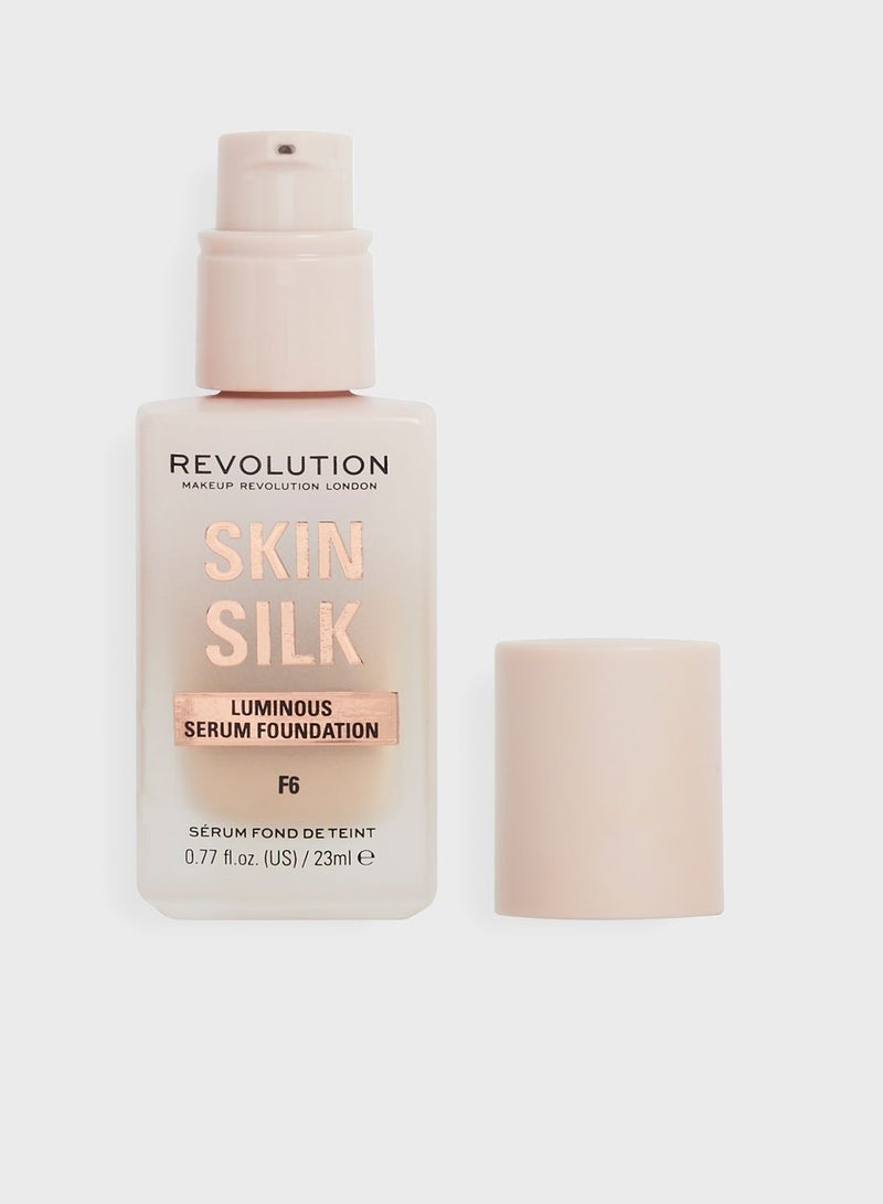 REVOLUTION Skin Silk Serum Foundation F6 - Image 1