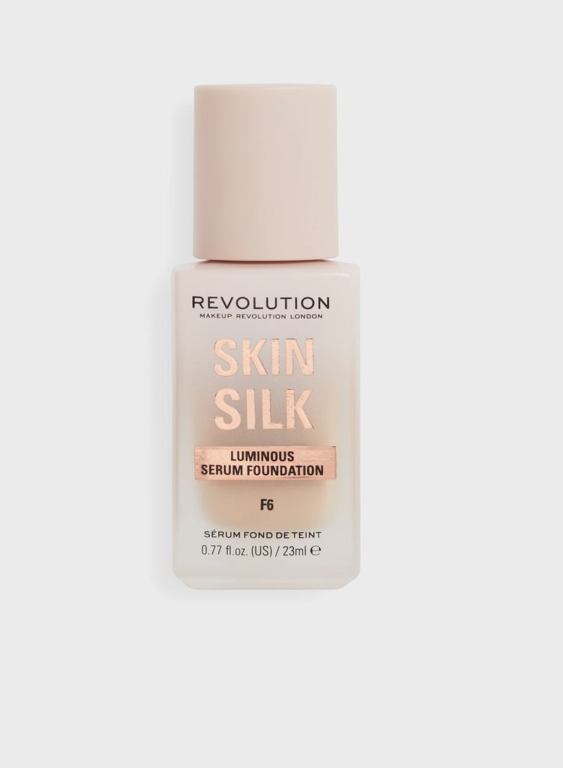 REVOLUTION Skin Silk Serum Foundation F6 - Image 3