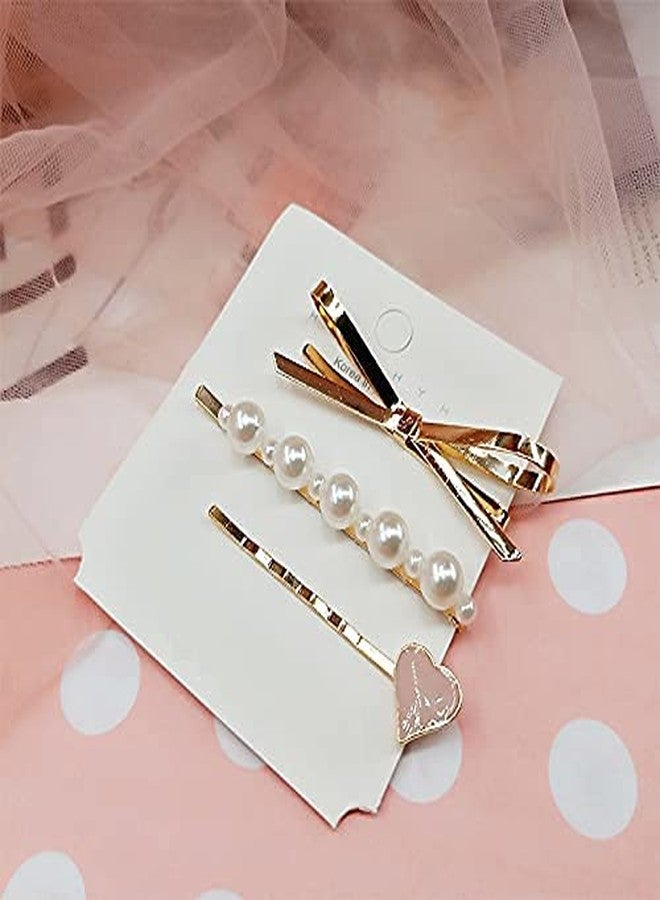 BOTIST 3Pcs Styling Hair Pin/Metal Hair Pins/Pearl Hair Clip/Styling Hair Accessories For Women & Girls - Image 3