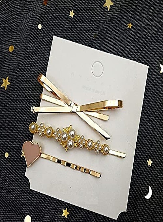 BOTIST 3Pcs Styling Hair Pin/Metal Hair Pins/Pearl Hair Clip/Styling Hair Accessories For Women & Girls - Image 5