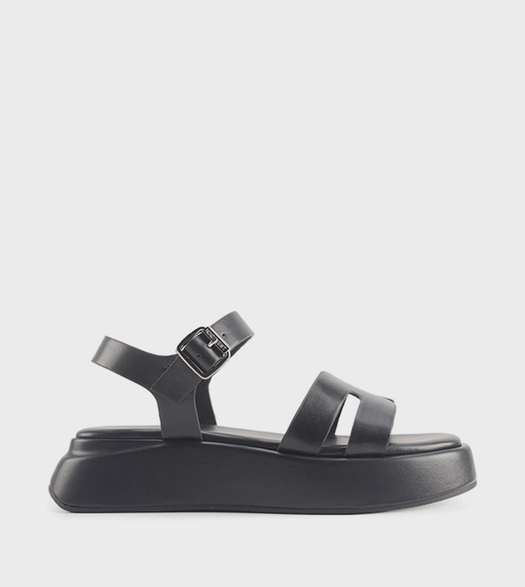 NINE WEST VELART Cut-Out Flatform Sandals - Image 4