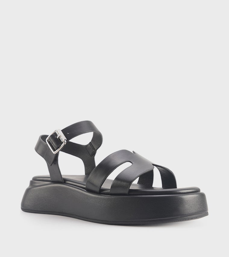NINE WEST VELART Cut-Out Flatform Sandals - Image 1