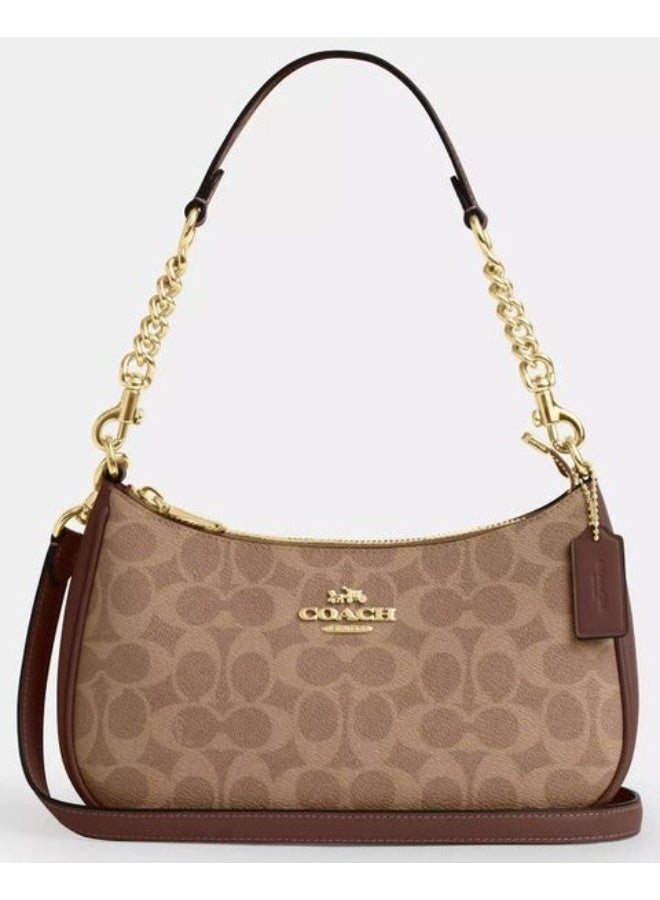 coachoutlet COACH Teri Shoulder Bag in Signature Canvas - Image 1
