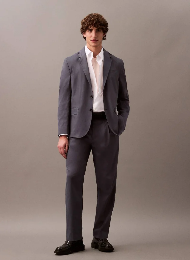 Technical Pleated Trousers