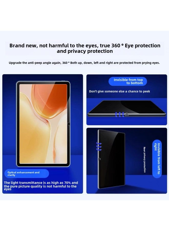 For Huawei Mateapd Air 360-degree Anti-peep Film PET Anti-reflective 11.5 S Tablet Computer Anti-peep Film-Color:【imported Privacy Film With Vertical Screen Of About 180 Degrees - Full Glue】 Bare Chip-Size:Huawei Matepad 11(10.95-inch) - Image 5