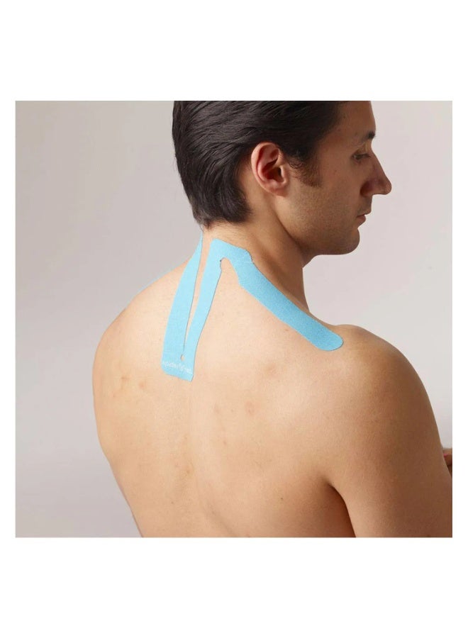 سبايدر تيك شريط رقبة مقطوع مسبقًا - 6 شرائط لكل علبة، أزرق - Image 3