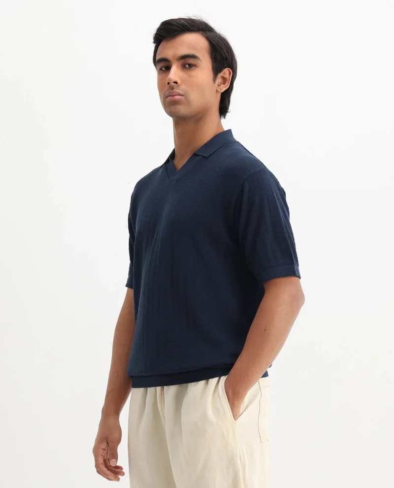 Rare Rabbit Men's Regular Fit Plain Polo
