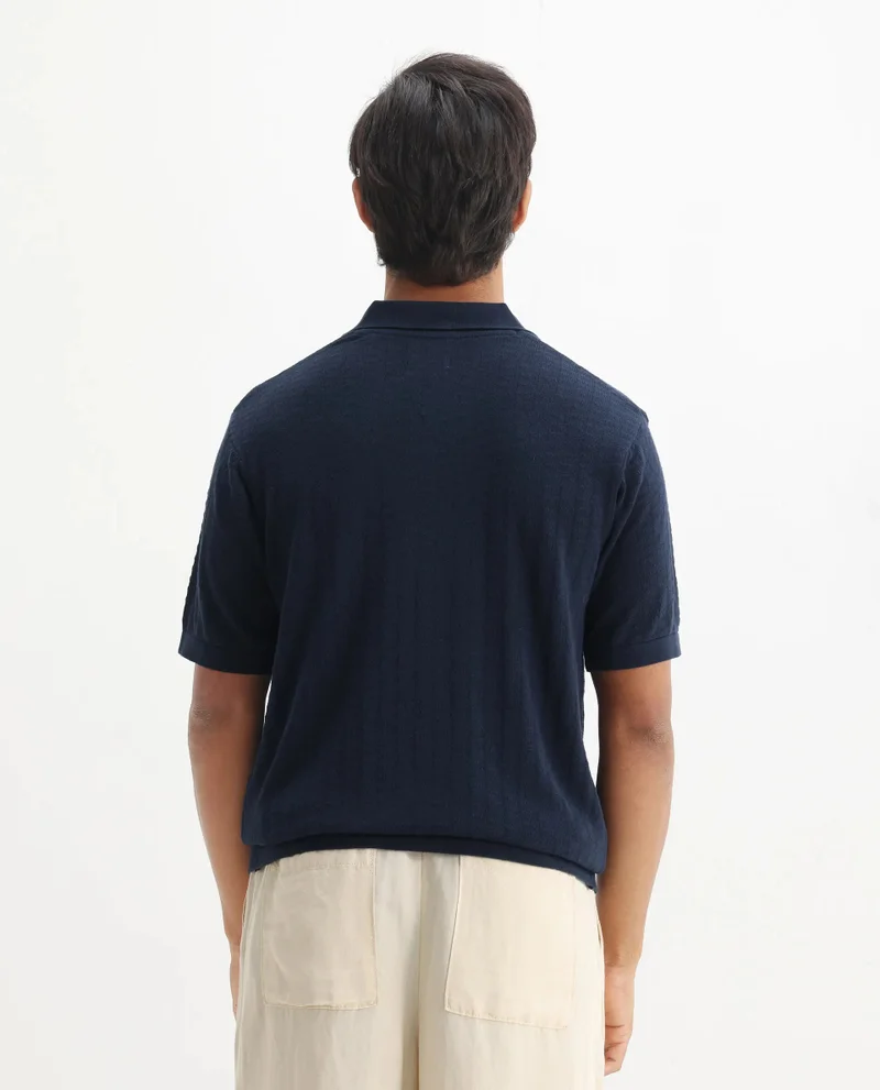 Rare Rabbit Men's Regular Fit Plain Polo