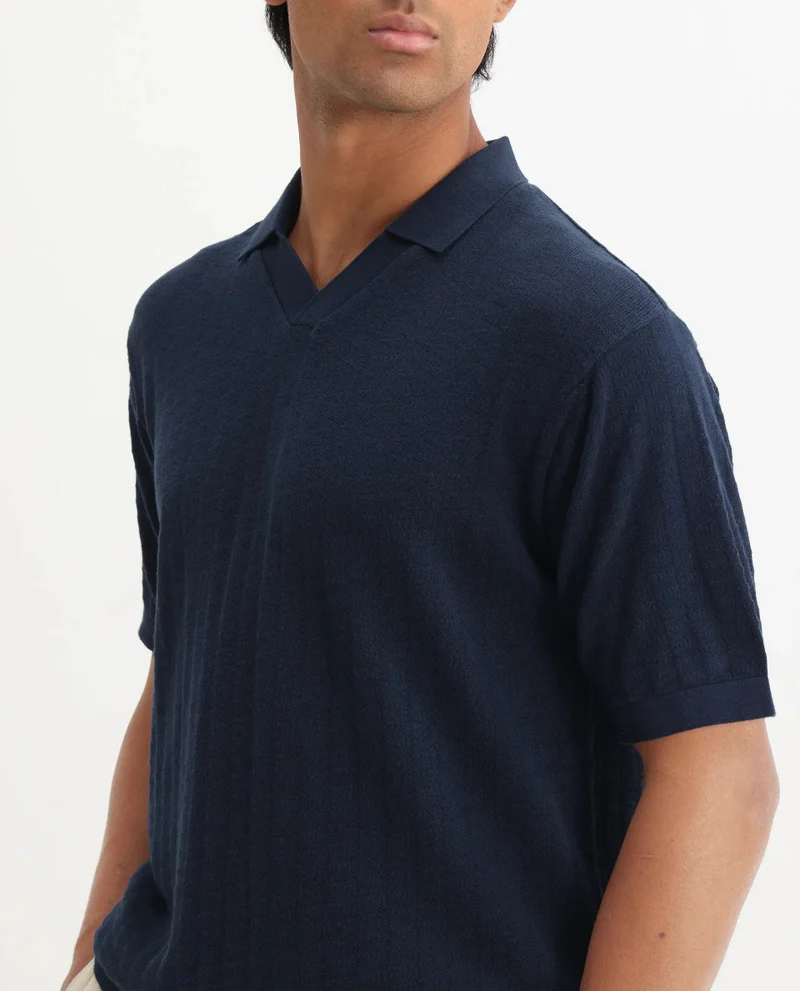 Rare Rabbit Men's Regular Fit Plain Polo