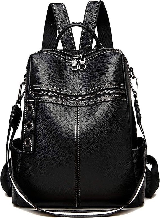 MUCHOVA Medium Size Premium Backpack Student Bag for Girl Picknik Travel Backpack for Women (BlackCroc) - Image 1