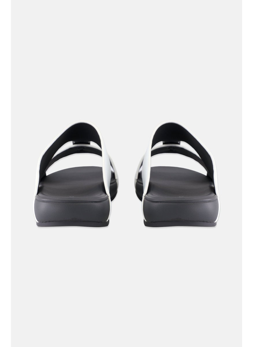 Algspar Men 2 Strap Slip On Arabic Sandals, White  - Image 2