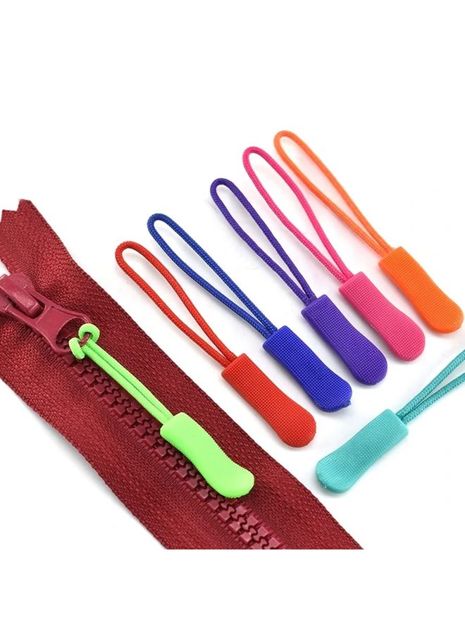 15pcs Black Zipper Pulls Cord Extenders For Backpacks Jackets Luggage Purses Handbags - Image 5