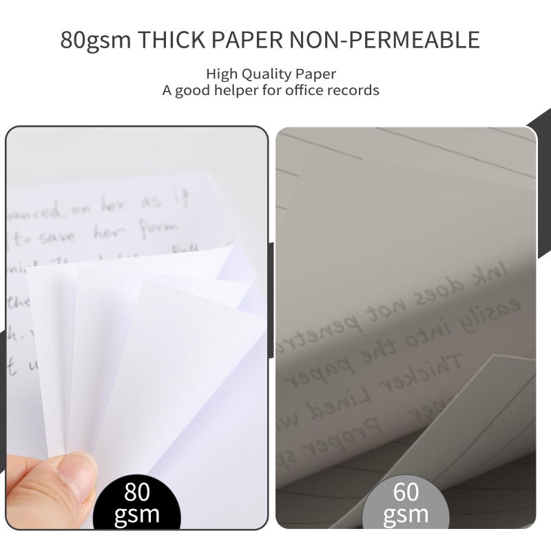 QiCheng Note Pads Memo Pads Small Notepad 50 Sheets 4X6 note pad Scratch Pads for Writing Blank Scratch Pads (6) - Image 4